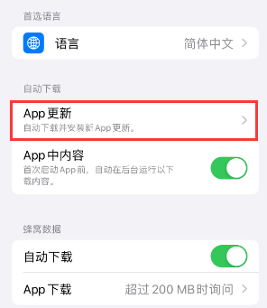 保山苹果15维修中心如何让iPhone15APP自动更新